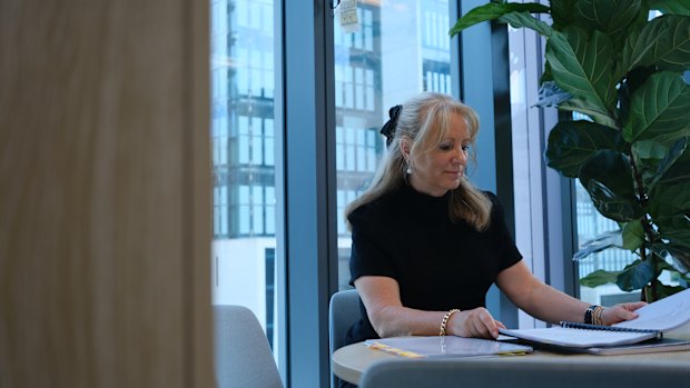 Queensland Human Rights Commissioner Debbie Platz APM in her Brisbane office during her first month in the role.