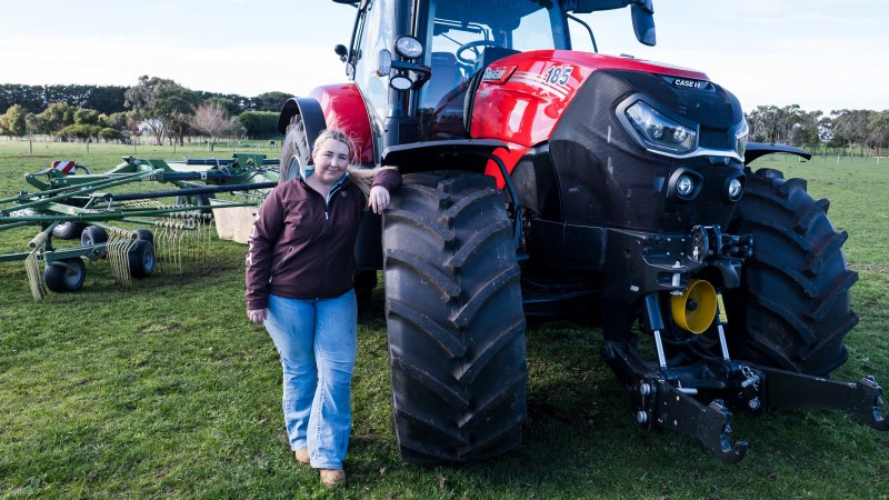 When Annameike finished her VCE last year, she treated herself to a tractor