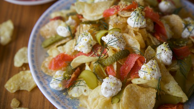 Chip charcuterie board