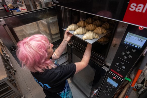 Zelda bakes all its croissants in one particular oven, despite having two suitable for pastry.