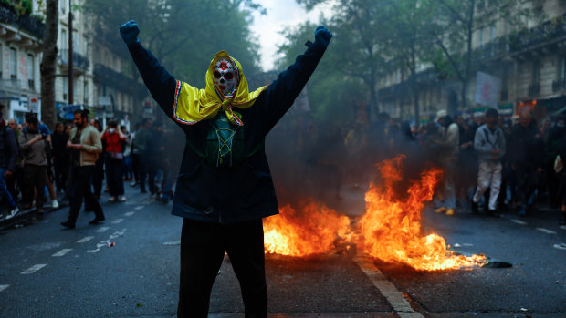 Man’s hand blown off in France’s violent anti-Macron protests