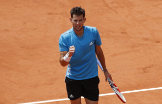 Dominic Thiem is into the French Open final against Rafa Nadal.