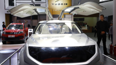 Electric vehicles are projected to grow rapidly in coming years, led by companies such as China's YUDO group.