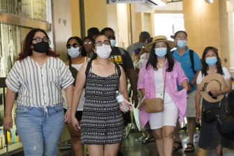 As of Sunday, masks must be worn indoors in Queensland, except when eating or drinking.