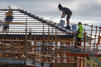 Residential construction costs have soared by 10 per cent over the past 12 months with so sign they are slowing.