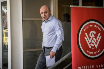 Wanderers CEO John Tsatsimas has been at the club since its inception in 2012.