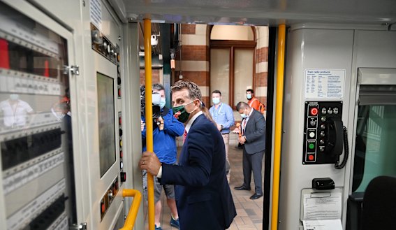 Mr Constance says it is too expensive to build trains in Australia.