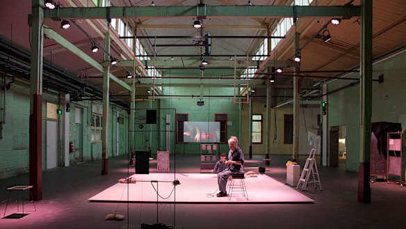 The North Laundry at Abbotsford Convent, featuring artworks by Katie Lee, Angelica Mesiti and SJ Norman.