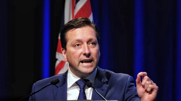 Victorian Opposition Leader Matthew Guy.