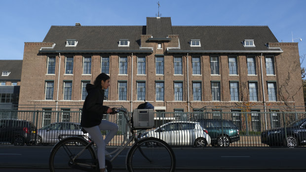 The Kosovo Specialist Chambers court in The Hague, Netherlands.