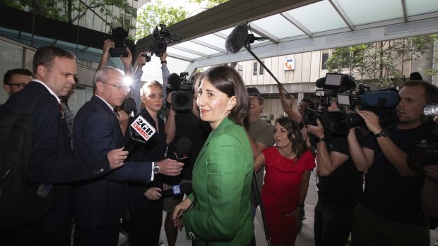 Former NSW Premier Gladys Berejikilian arrives at ICAC.