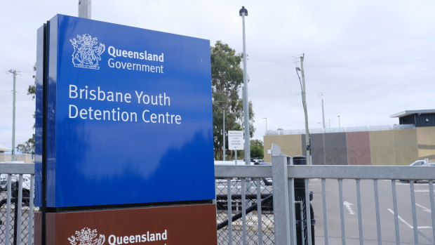 The entry to the Brisbane Youth Detention Centre and West Moreton Youth Detention Centre at Wacol in Brisbane’s west.