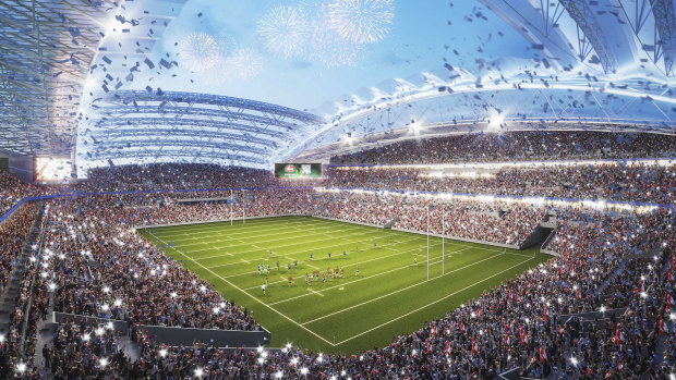 Construction might not begin on the new ANZ Stadium until late 2023.