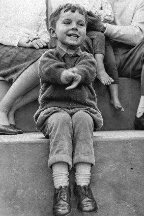 Mark Chorlton at age four, in 1965.