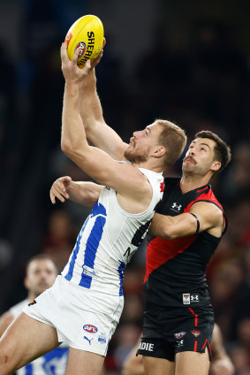 The Bombers are interested the North Melbourne big man.