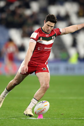 Mitchell Moses helped to get Lebanon their first try.