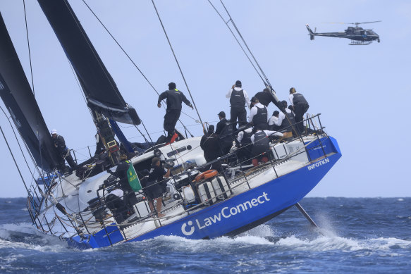 LawConnect came second in the race for line honours.