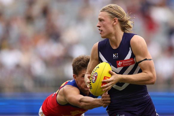 Hayden Young of the Dockers.