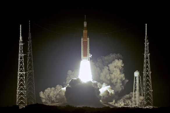 The first test-flight for Artemis launched in 2022.