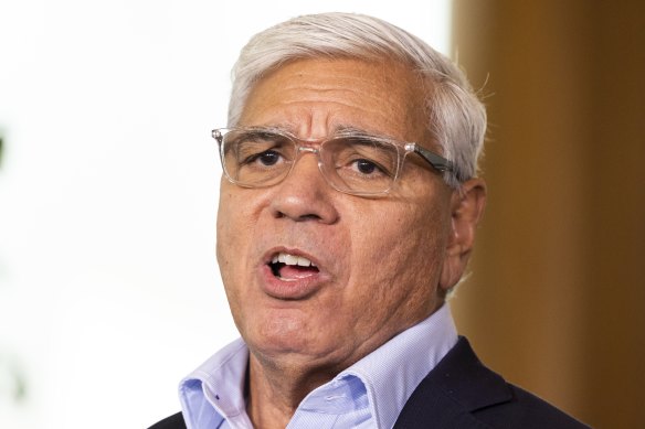 Warren Mundine, a leading conservative, is campaigning against the Voice referendum. 