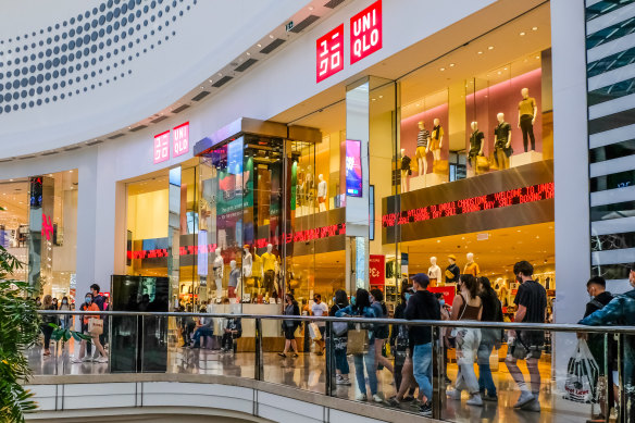 While Melbourne’s big shopping malls stayed open during the lockdown, many of their non-essential tenants were closed for long periods.