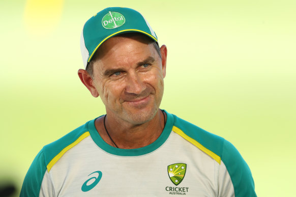 Australia coach Justin Langer.