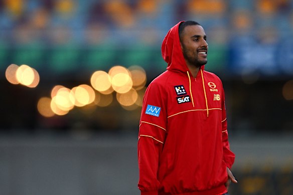 Touk Miller is away from the footy fishbowl of Melbourne but is one of the AFL’s gun midfielders. 