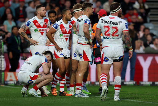 The wheels have fallen off the Dragons over the past two rounds.