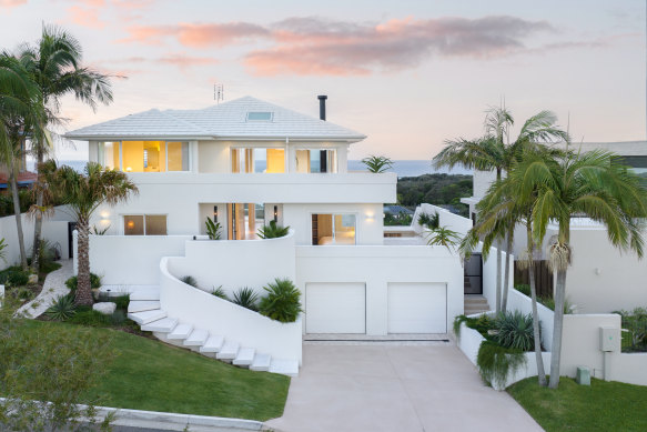 The Byron Bay home of Ben Gordon has been rebuilt since he bought it in 2019.