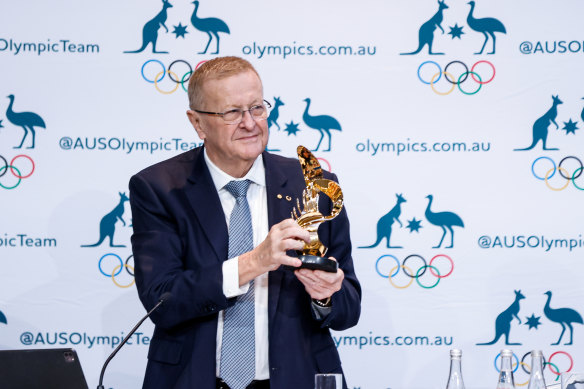 Former AOC president John Coates, who is retiring from the IOC later this year.