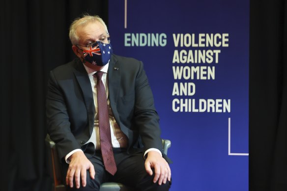 Prime Minister Scott Morrison spoke about holding men accountable at the National Summit on Women’s Safety on Monday.