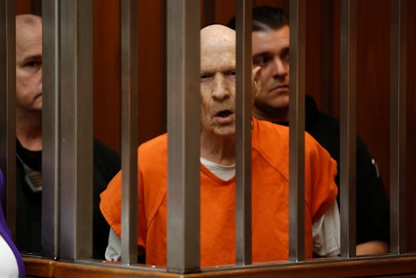 Joseph James DeAngelo,  the Golden State Killer, in court in 2020.