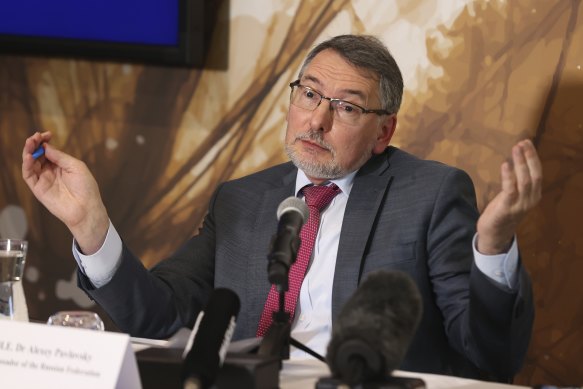 Dr Alexey Pavlovsky, Russian ambassador to Australia.