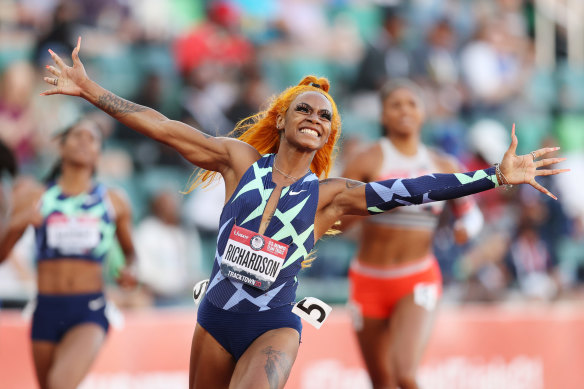 Sha’Carri Richardson is in danger of missing the Tokyo Olympics later this month.