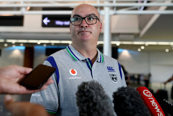 Warriors chief executive Cameron George is adamant the ball was in the Dragons’ court on Volkman.