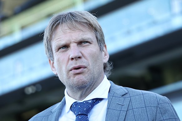Trainer Bjorn Baker.