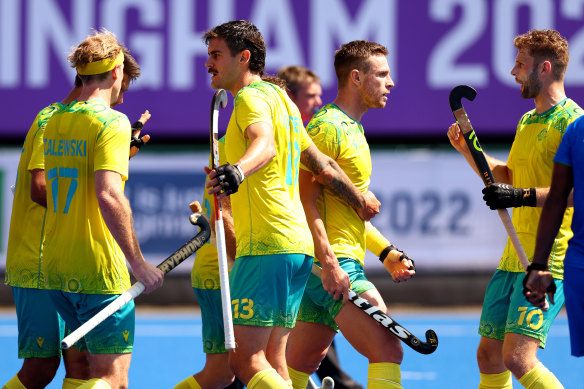 Australia’s men’s team, the Kookaburras, at the Commonwealth Games.

Hockey Australia has received five submissions for a new high performance centre.