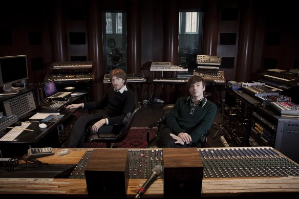 Nicolas Godin (left) and Jean-Benoit Dunckel will play Moon Safari in full.