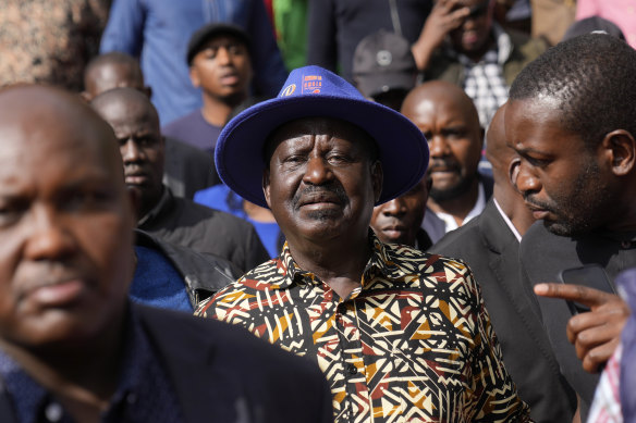 Kenyan presidential candidate Raila Odinga has rejected the results of the election.
