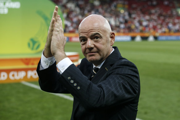 FIFA president Gianni Infantino.