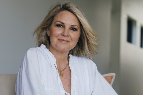 Georgie Gardner: "Tim is a wonderful father and has enabled me to have a big job. He is calm and consistent, which 
is good for me."