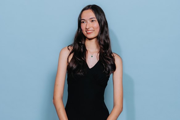 Emily Sonter at the first-in-course event at UNSW on Wednesday.