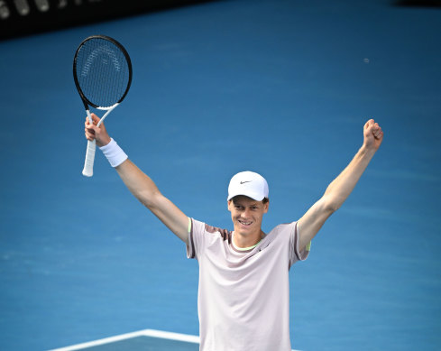 The moment Jannik Sinner stunned the tennis world after knocking 10-time Australian Open champion Novak Djokovic out of the tournament.