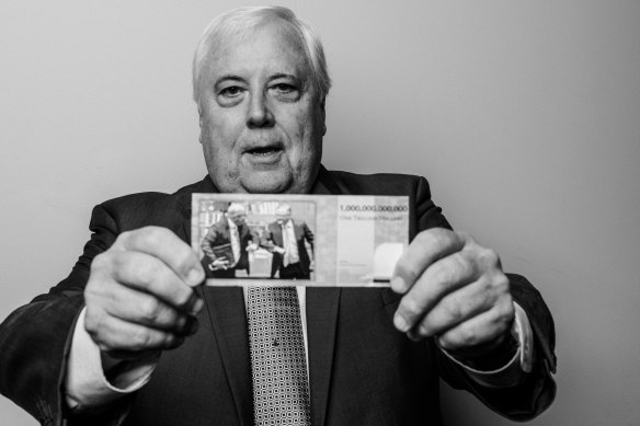 Clive Palmer announced the United Australia Party’s economic policies last week.