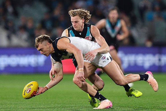 Miles Bergman is a trade target for Victorian clubs. 