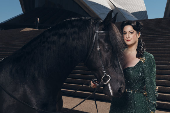 Armenian-Australian Soprano Natalie Aroyan will share the stage with a horse in Attila.