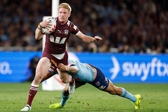 Tom Dearden will leave a huge void in the Maroons line up. 