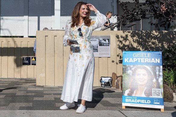 Liberal candidate for the federal seat of Bradfield, Gisele Kapterian.