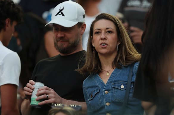 Alex de Minaur’s sister, Natalie, and her husband, Mark, are excited about his progress at this year’s Australian Open.