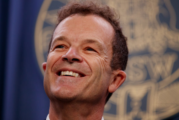 New Liberal leader Mark Speakman during a press conference at Parliament on Friday